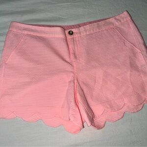 Lilly Pulitzer Pink Scalloped Shorts